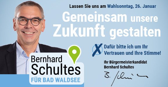 Bernhard Schultes für Bad Waldsee